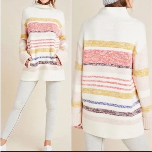 ANTHROPOLOGIE | Soft & Cozy Elana Ski Bumm Classic Tunic Sweater - Picture 2 of 7